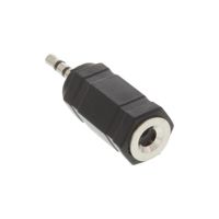 InLine 99308 tussenstuk voor kabels 2.5mm jack male 3.5mm Zwart - thumbnail