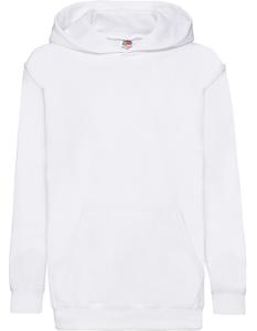 Fruit Of The Loom F421NK Kids´ Classic Hooded Sweat - White - 128