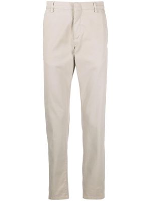Eleventy pantalon chino en coton à taille basse - Tons neutres