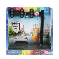 Toi-Toys Verkeerslicht boven de weg met licht en geluid