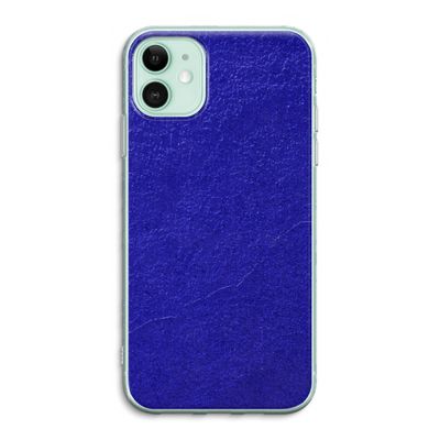 Majorelle Blue: iPhone 11 Transparant Hoesje