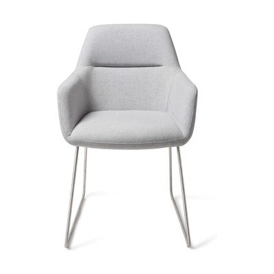 Jesper Home Kinko eetkamerstoel Cloud slide steel