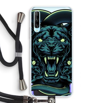 Cougar and Vipers: Huawei P Smart Pro Transparant Hoesje met koord