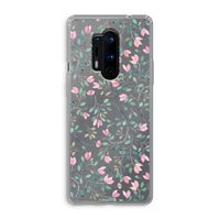 Sierlijke bloemen: OnePlus 8 Pro Transparant Hoesje