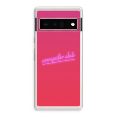 Vice Glow: Google Pixel 6 Pro Transparant Hoesje