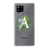 Green Brush: Samsung Galaxy A42 5G Transparant Hoesje
