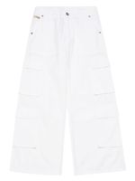 Diesel Kids pantalon droit Psire à poches cargo - Blanc - thumbnail