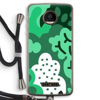 Bushes: Motorola Moto Z Force Transparant Hoesje met koord