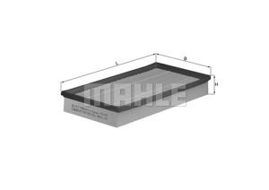 Luchtfilter MAHLE, u.a. für Audi, Skoda, VW, Seat