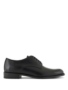 Giorgio Armani derbies en cuir - Noir