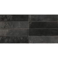 Wandtegel Mykonos Mallorca 7.5x30 cm Black (doosinhoud 0.5m2) - thumbnail