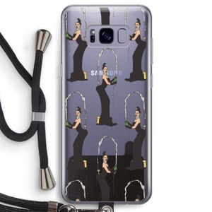 Pop Some Kim: Samsung Galaxy S8 Transparant Hoesje met koord