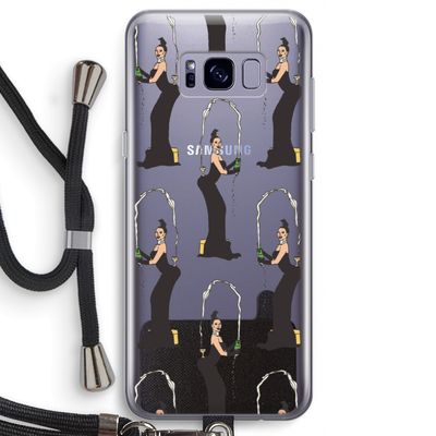 Pop Some Kim: Samsung Galaxy S8 Transparant Hoesje met koord