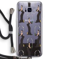 Pop Some Kim: Samsung Galaxy S8 Transparant Hoesje met koord