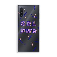 GRL PWR: Samsung Galaxy Note 10 Plus Transparant Hoesje