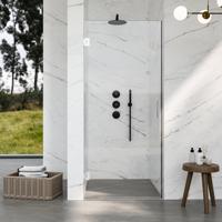 Saniclass Neptune 5000 Douchedeur - 85x200cm - profielloos veiligheidsglas - anti kalk - chroom NWA6211-85