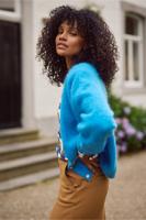 Bibi mohair cardigan - bright blue - 13119