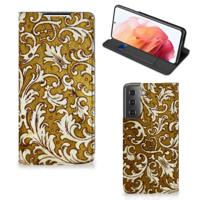 Telefoon Hoesje Samsung Galaxy S21 Barok Goud