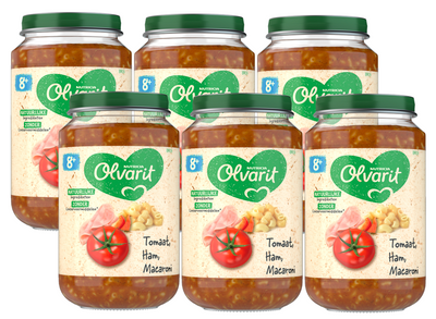 Olvarit 8m+ Tomaat Ham Macaroni