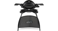 Weber Q 1200 met stand Zwart