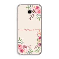 Rozen: Samsung Galaxy J4 Plus Transparant Hoesje