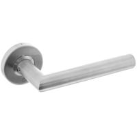 Intersteel deurkruk [gatdeel rechts] hoek 90° RVS geborsteld