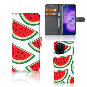 OPPO Find X5 Book Cover Watermelons