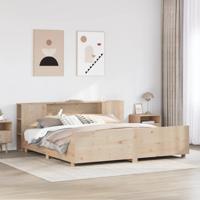 Bedframe zonder matras massief grenenhout 180x200 cm