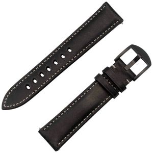 JT Berlin Watchband Charlie Horlogeband 44 mm, 40 mm, 47 mm, 43 mm, 45 mm, 46 mm, 42 mm, 41 mm M Zwart