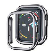 Hard case 45mm (open front) - Zwart (glans) - Geschikt voor Apple Watch 45mm - thumbnail