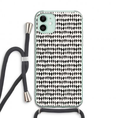 Crazy shapes: iPhone 11 Transparant Hoesje met koord