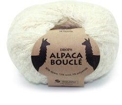 Drops Alpaca Bouclé Uni Colour 100 Naturel