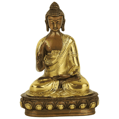 Boeddha Teaching Tweekleurig (20 cm)