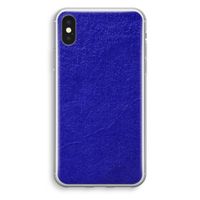 Majorelle Blue: iPhone X Transparant Hoesje