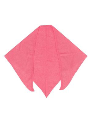 Cashmere In Love écharpe Aman à design triangulaire - Rose