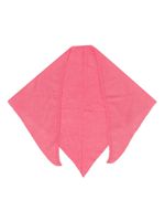 Cashmere In Love Aman triangle fine-knit scarf - Rose