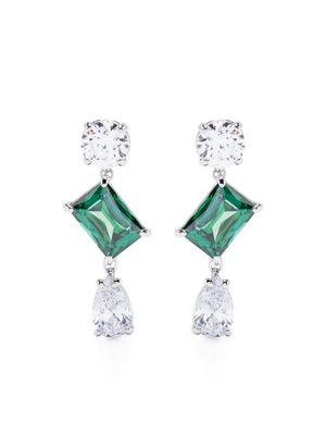 Swarovski boucles d'oreilles Mesmera à ornements en cristal - Argent