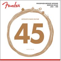 Fender F-7060 snarenset akoestische basgitaar