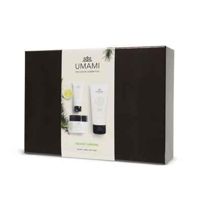 Umami Exclusive Cosmetics Woody Lemons Body Care Gift Set Bergamot & Ceder
