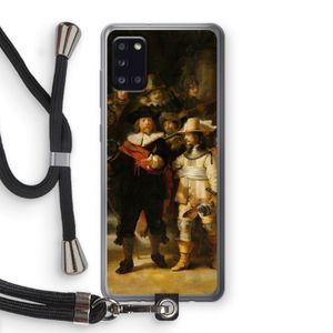 De Nachtwacht: Samsung Galaxy A31 Transparant Hoesje met koord