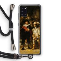 De Nachtwacht: Samsung Galaxy A31 Transparant Hoesje met koord
