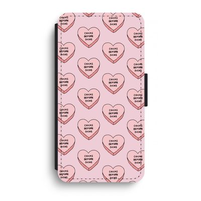 Chicks before dicks: iPhone XR Flip Hoesje