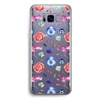 Bloemetjes: Samsung Galaxy S8 Plus Transparant Hoesje