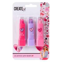 Create It! hart lippenstift, 3st.