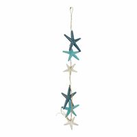 Hangende Houten Decoratie Zeesterren (73 x 13 x 1,5 cm)