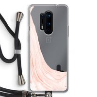 Peach bath: OnePlus 8 Pro Transparant Hoesje met koord