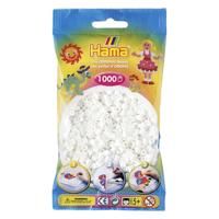 Hama strijkkralen wit 1000 stuks