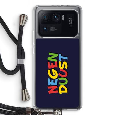 90's One: Xiaomi Mi 11 Ultra Transparant Hoesje met koord