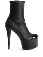 Giuseppe Zanotti bottes Gz-yana 150 mm en cuir - Noir - thumbnail