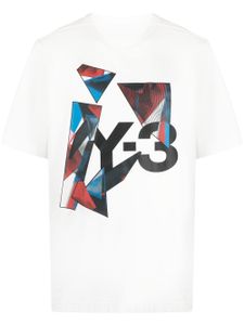 Y-3 t-shirt à logo imprimé - Blanc